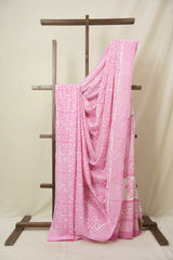 Pink HBP Cotton Saree - SRPCS3293