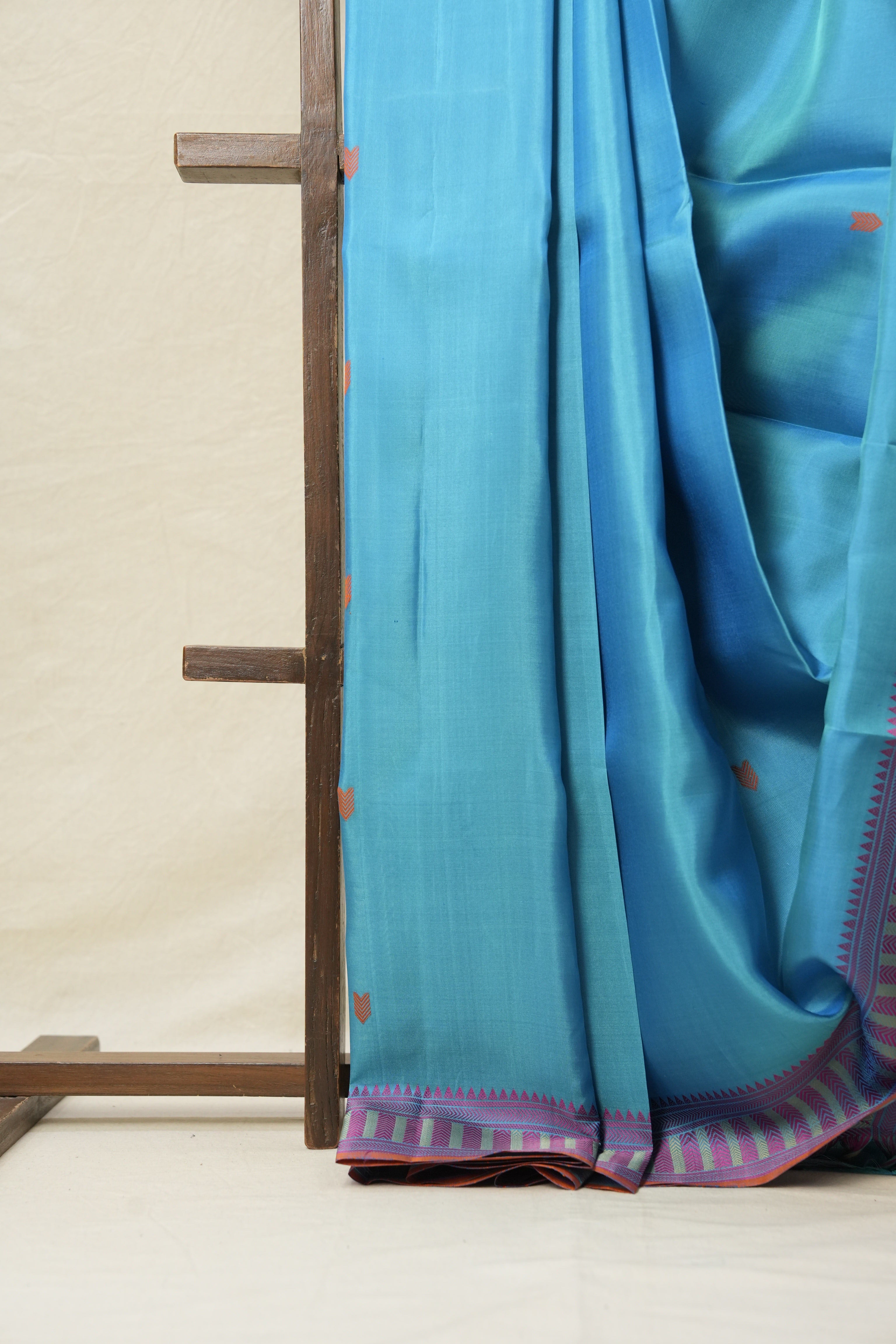 Blue Kanjeevaram Silk Saree-SRBKSS639