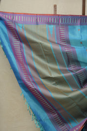 Blue Kanjeevaram Silk Saree-SRBKSS639