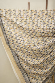 Olive Green HBP Cotton Saree - SROGCS2812