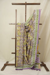 Lavendar HBP Cotton Saree - SRLCS3351