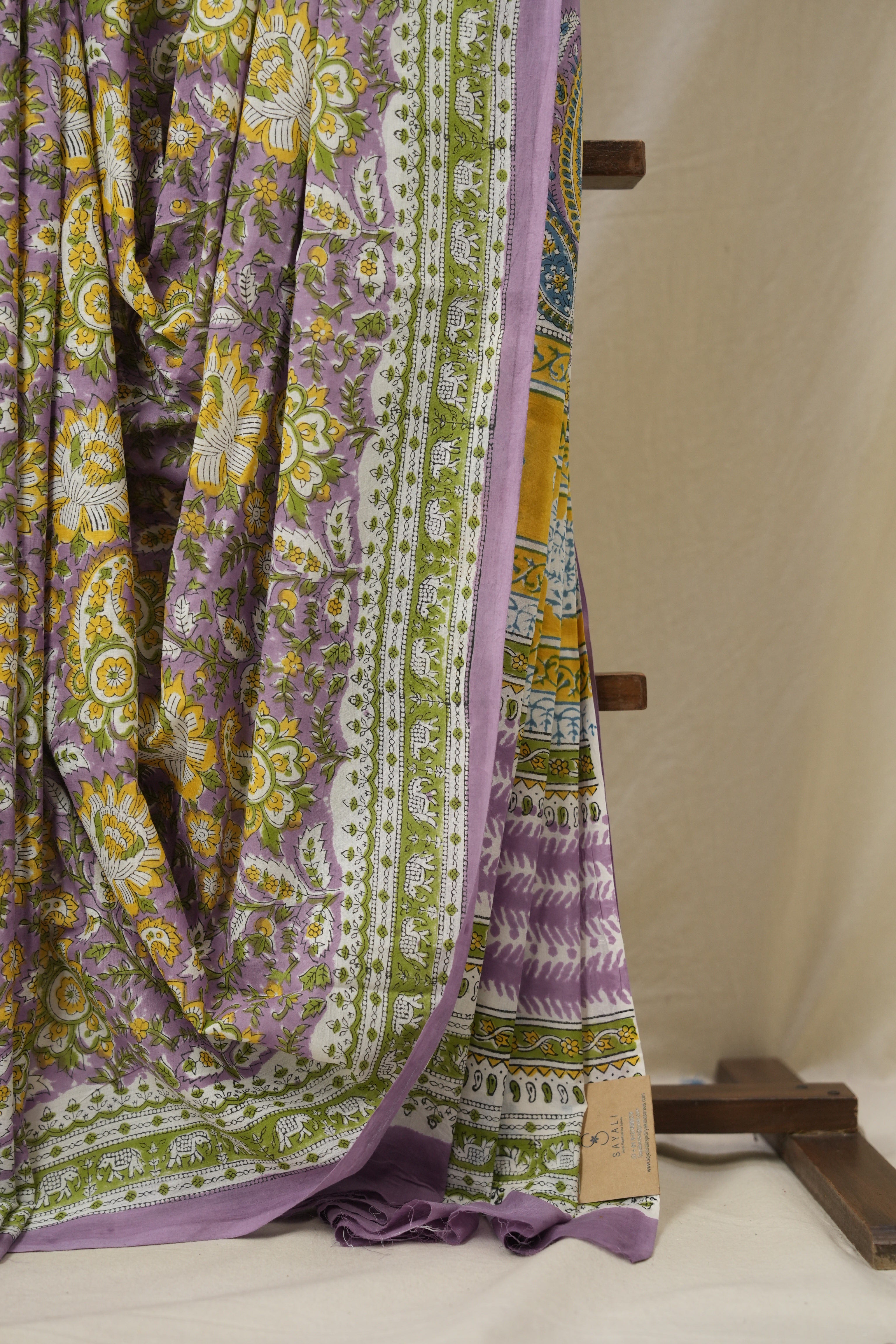 Lavendar HBP Cotton Saree - SRLCS3351