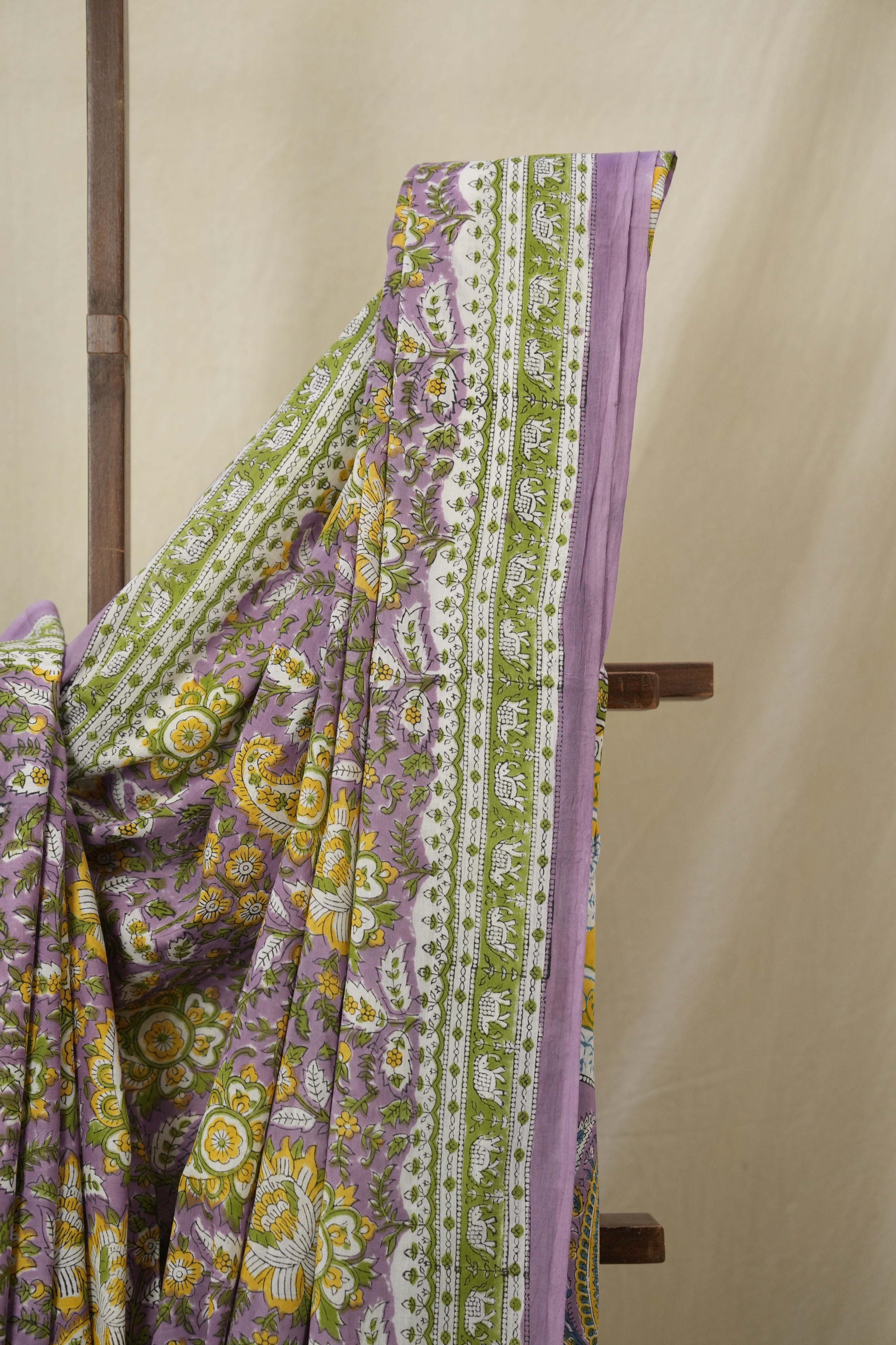 Lavendar HBP Cotton Saree - SRLCS3351