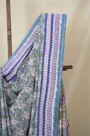 Blue HBP Cotton Saree - SRBCS3352