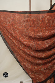 Reddish Cream HBP Georgette Vanaspati Saree - SRRCHGS31