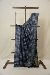 Blue HBP Modal Silk Saree - SRBMSS532