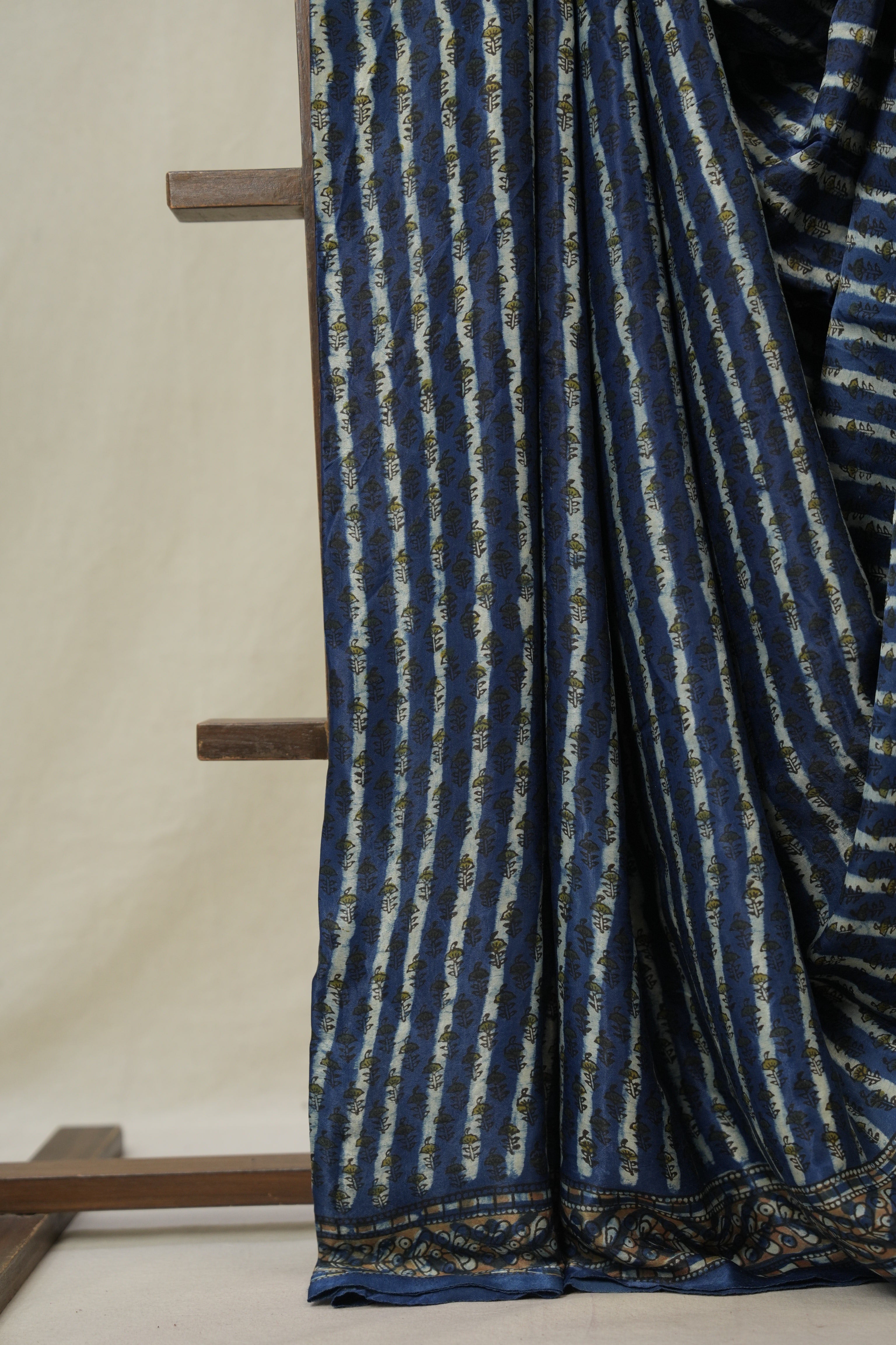 Blue HBP Modal Silk Saree - SRBMSS532