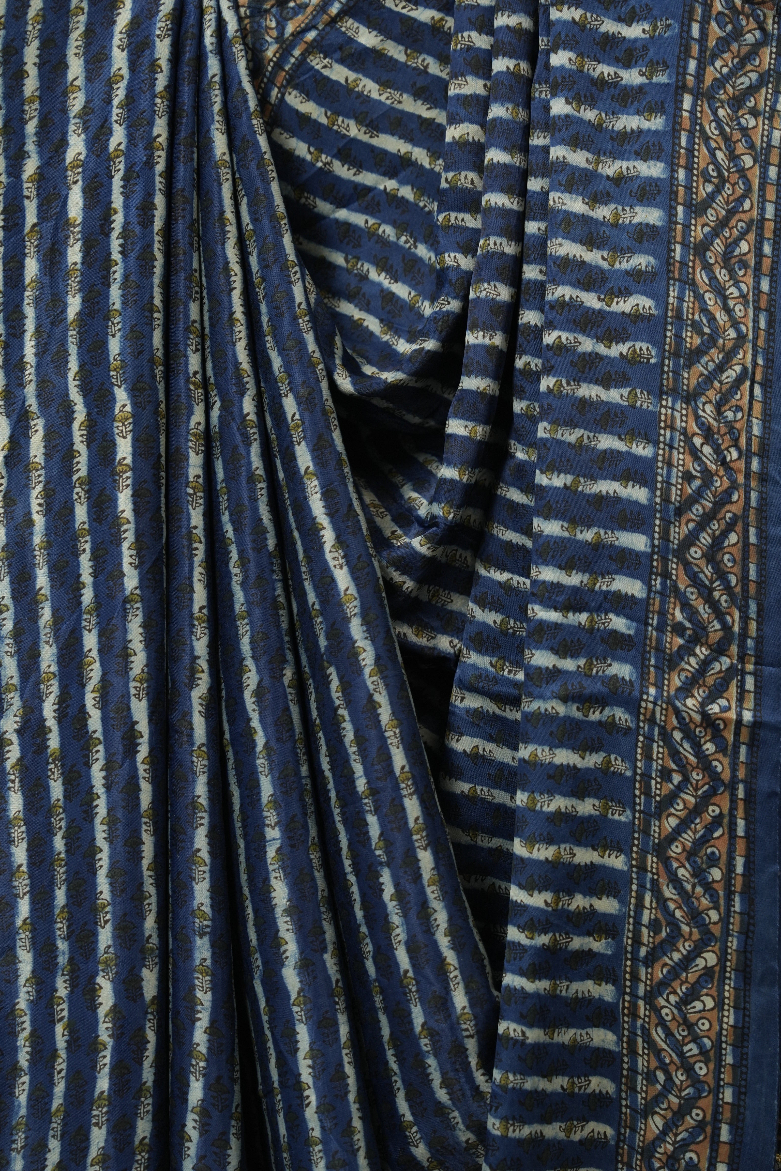 Blue HBP Modal Silk Saree - SRBMSS532