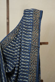 Blue HBP Modal Silk Saree - SRBMSS532
