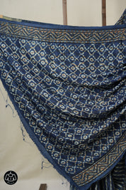 Blue HBP Modal Silk Saree - SRBMSS532