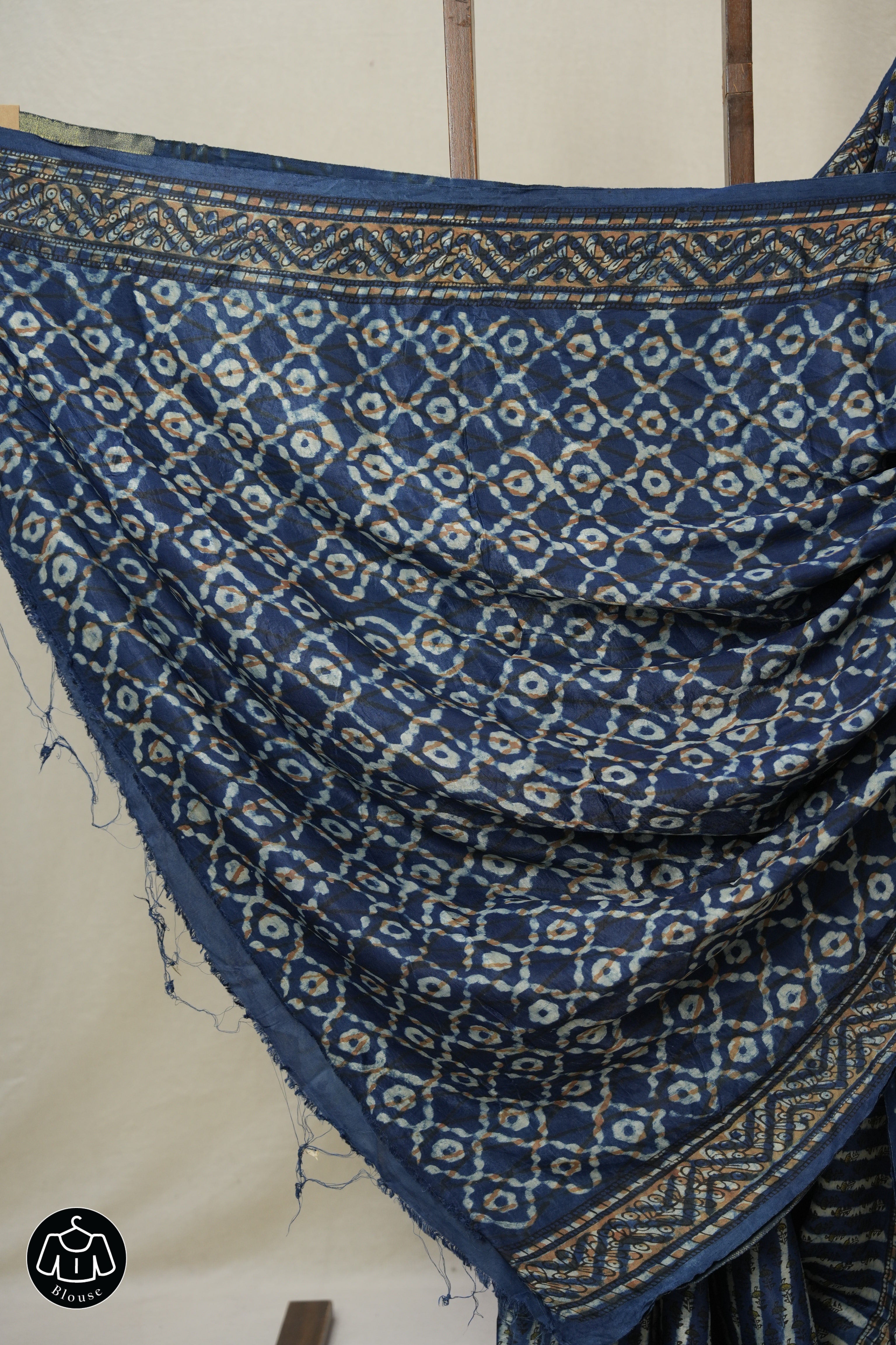 Blue HBP Modal Silk Saree - SRBMSS532