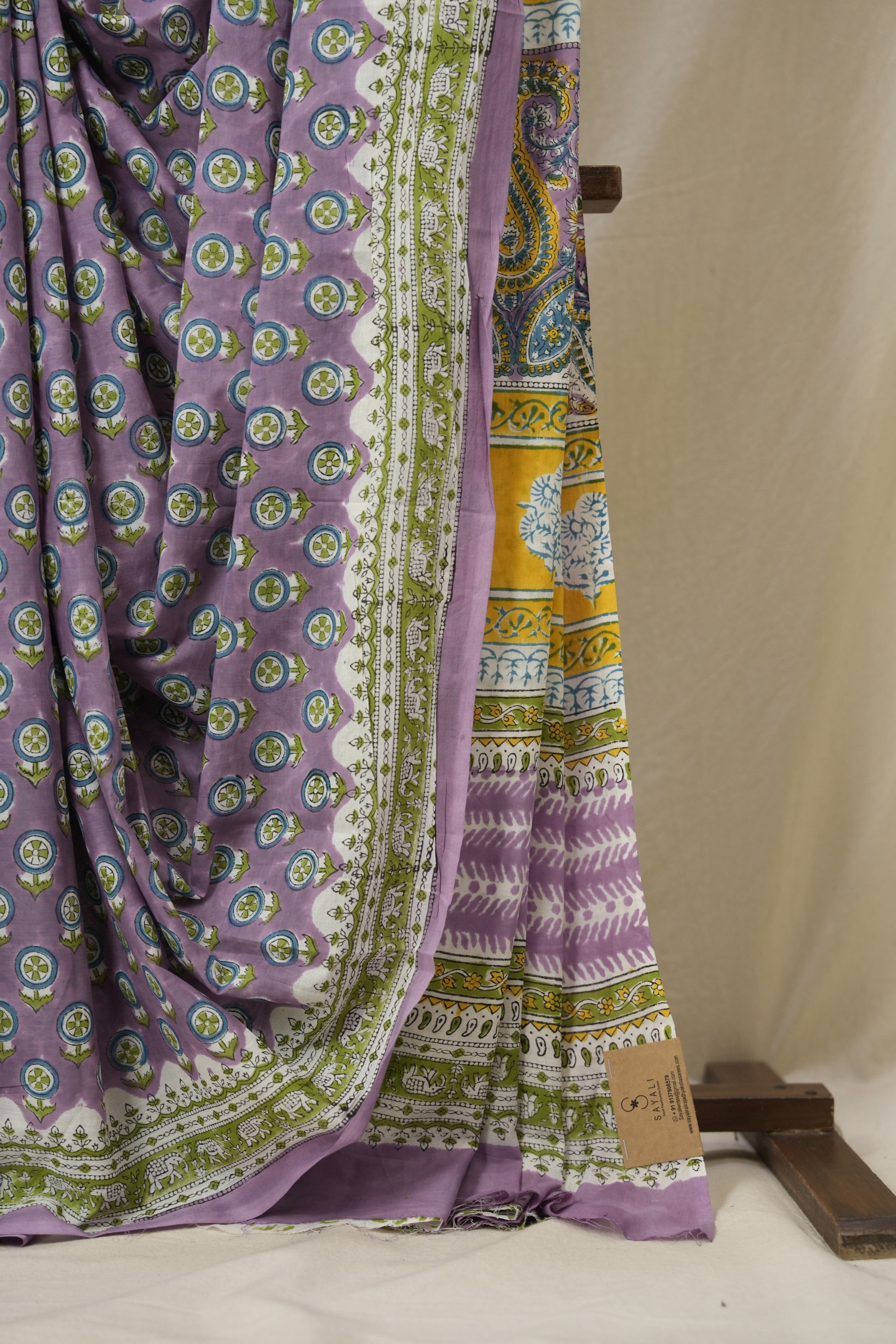 Lavendar HBP Cotton Saree - SRLCS3354
