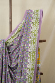 Lavendar HBP Cotton Saree - SRLCS3354