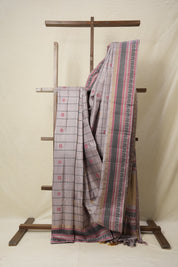 Grey Kanjeevaram Silk Saree-SRGKSS657