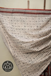 Red HBP Cotton Saree - SRRCS2817