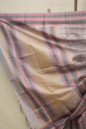 Grey Kanjeevaram Silk Saree-SRGKSS657