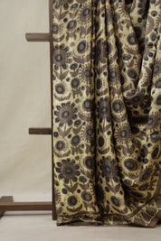 Cream HBP Modal Silk Saree - SRCMSS529