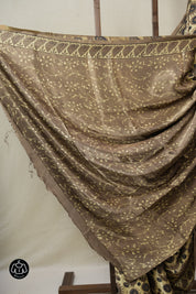 Cream HBP Modal Silk Saree - SRCMSS529