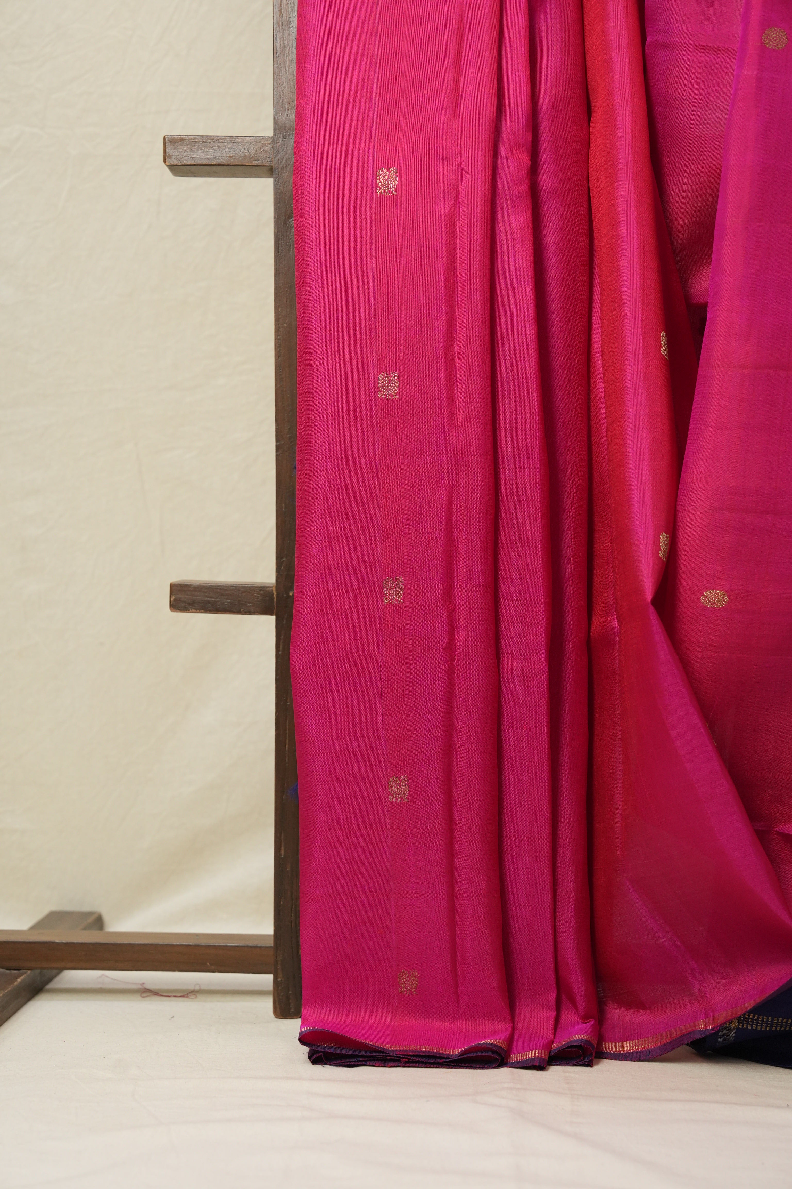 Rani Pink Kanjeevaram Silk Saree-SRRPKSS809