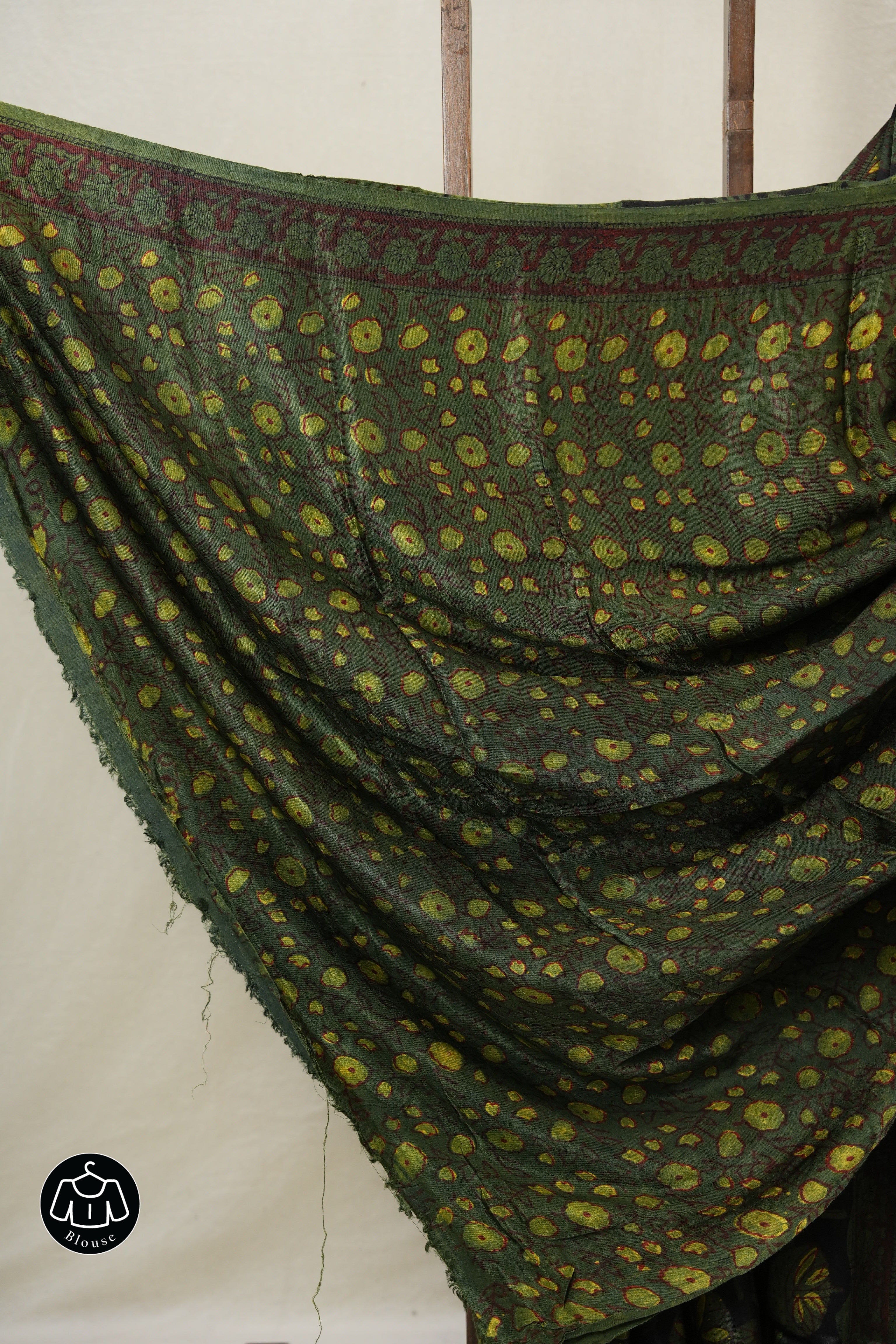 Black HBP Modal Silk Saree - SRBMSS530