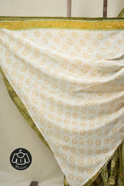 Green HBP Cotton Saree - SRGCS3302