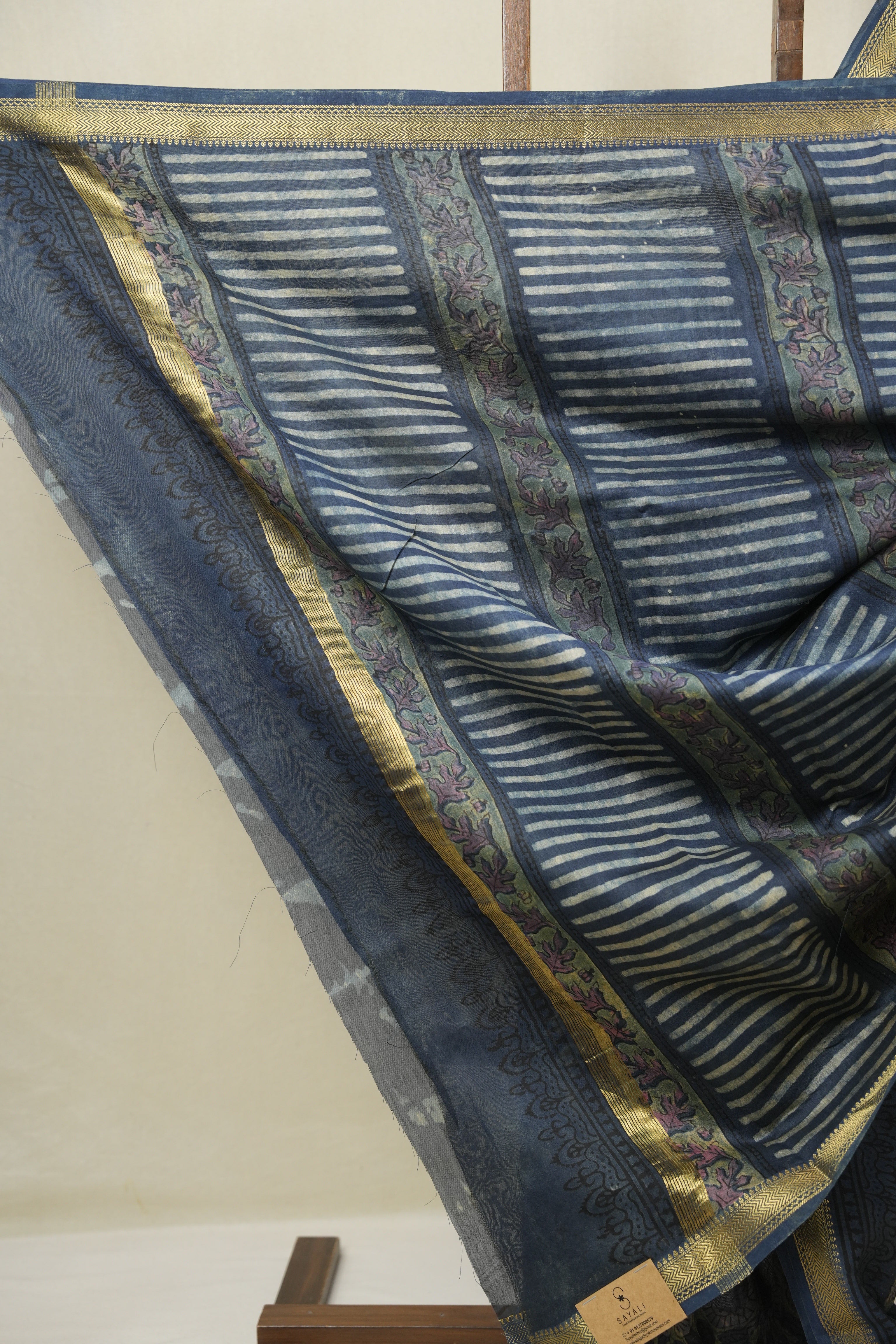 Green  HBP Cotton Silk Saree With Maheshwari Border Print - SRGCSS1673