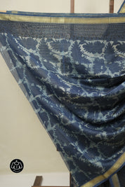 Green  HBP Cotton Silk Saree With Maheshwari Border Print - SRGCSS1673
