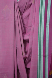 Light Pink Cotton Ilkal Saree with Gayatri Border - SRLPCIS747