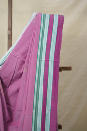 Light Pink Cotton Ilkal Saree with Gayatri Border - SRLPCIS747