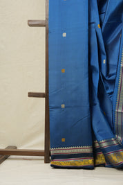 Blue Kanjeevaram Silk Saree-SRBKSS752