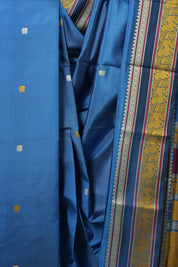 Blue Kanjeevaram Silk Saree-SRBKSS752