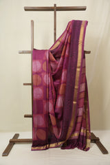 Pink  HBP Cotton Silk Saree With Maheshwari Border - SRPCSS1674
