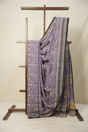 Lavender HBP Cotton Saree - SRLCS2796