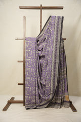 Lavender HBP Cotton Saree - SRLCS2796