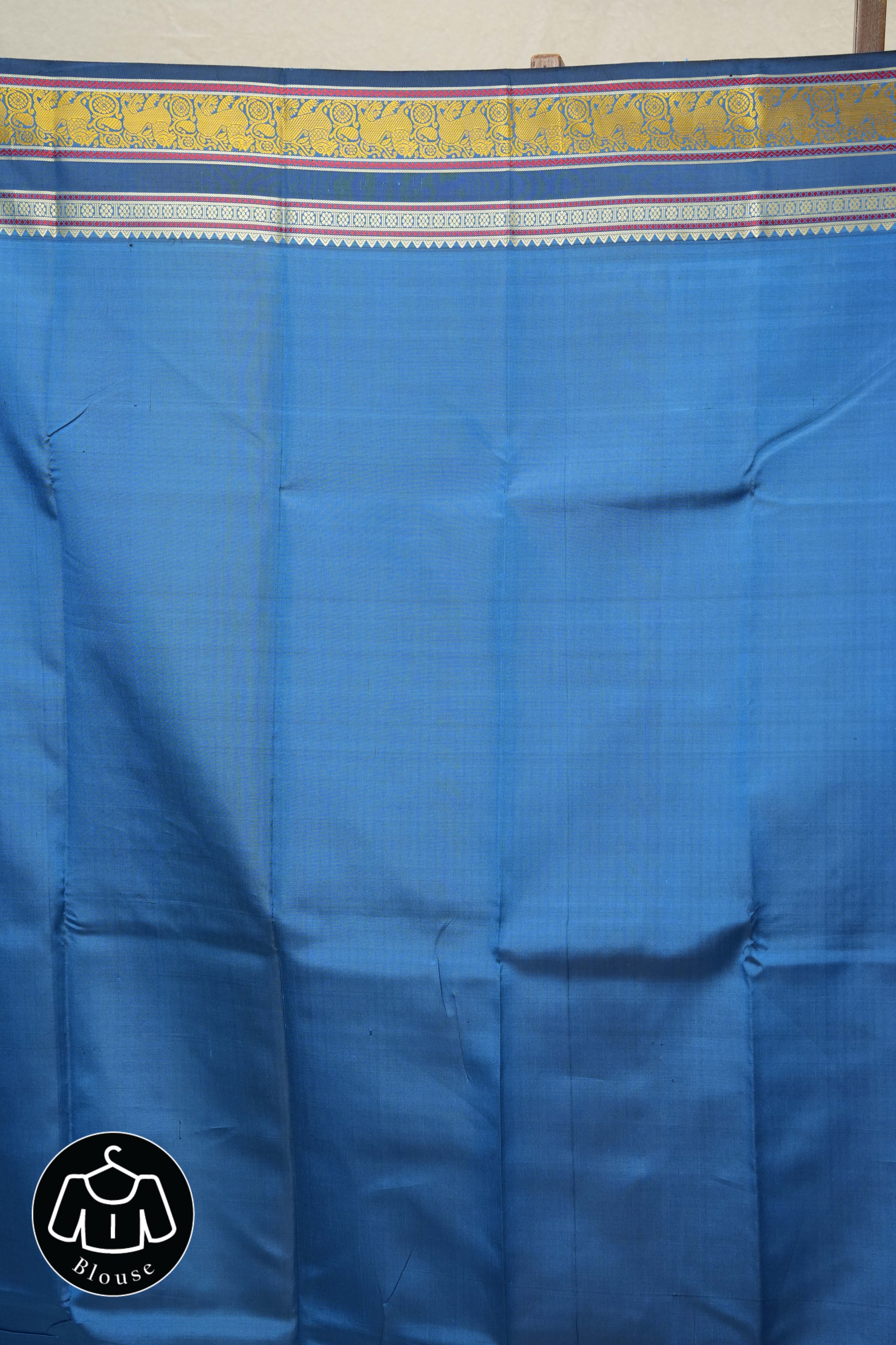 Blue Kanjeevaram Silk Saree-SRBKSS752