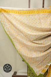 Green HBP Cotton Saree - SRGCS3316