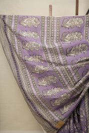 Lavender HBP Cotton Saree - SRLCS2796