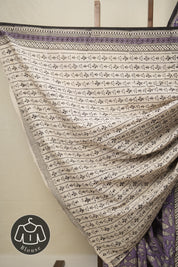 Lavender HBP Cotton Saree - SRLCS2796