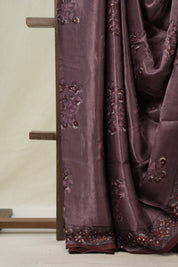 Dark Onion HBP Modal Silk Saree - SRDOMSS533