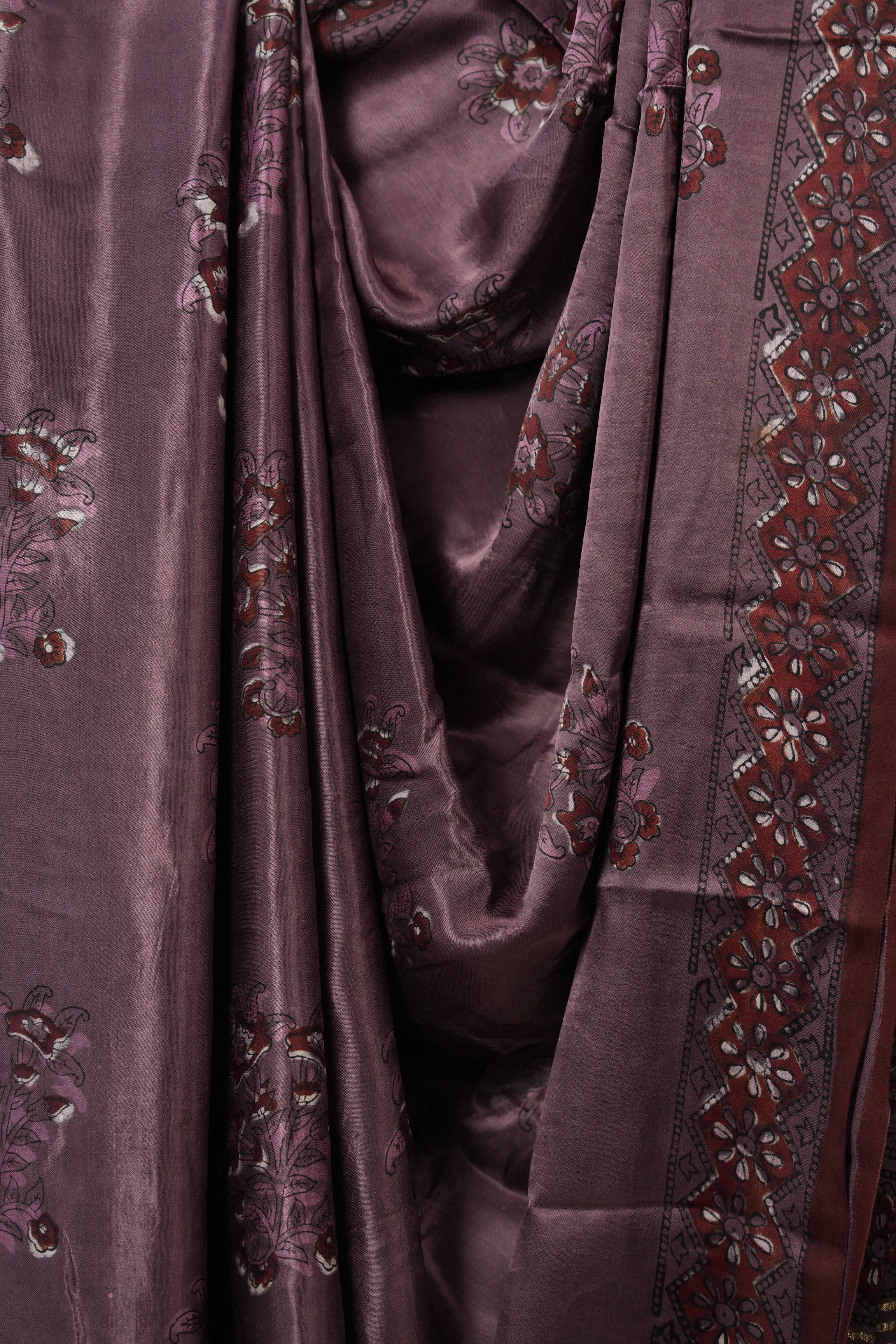 Dark Onion HBP Modal Silk Saree - SRDOMSS533