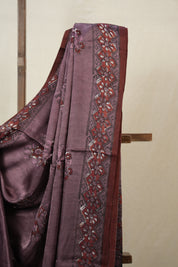 Dark Onion HBP Modal Silk Saree - SRDOMSS533