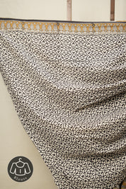 Mustard Yellow HBP Cotton Saree - SRMYCS2799