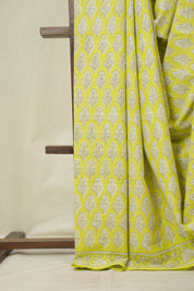 Green HBP Cotton Saree - SRGCS3299