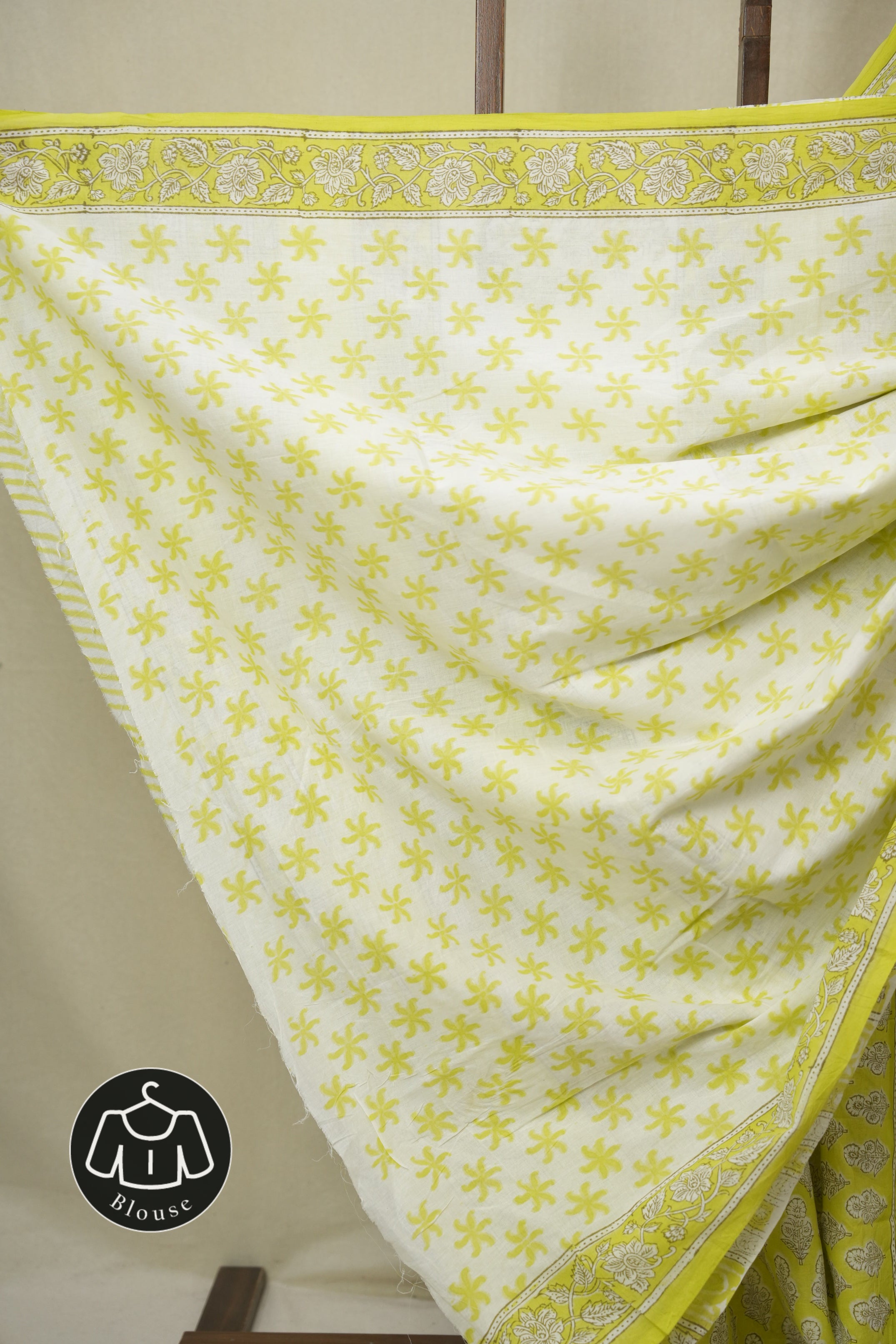 Green HBP Cotton Saree - SRGCS3299