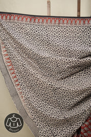 Terracotta Red HBP Cotton Saree - SRTRCS2798