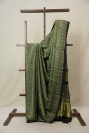 Dark Mint Green HBP Modal Silk Saree - SRDMGMSS534