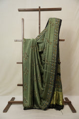 Dark Mint Green HBP Modal Silk Saree - SRDMGMSS534