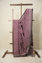 Beet Root Red HBP Cotton Saree - SRBRRCS2794