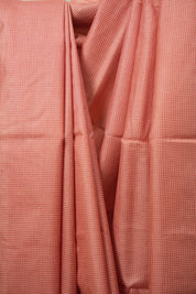 Peach Tussar Silk Saree - SRPTSS1891