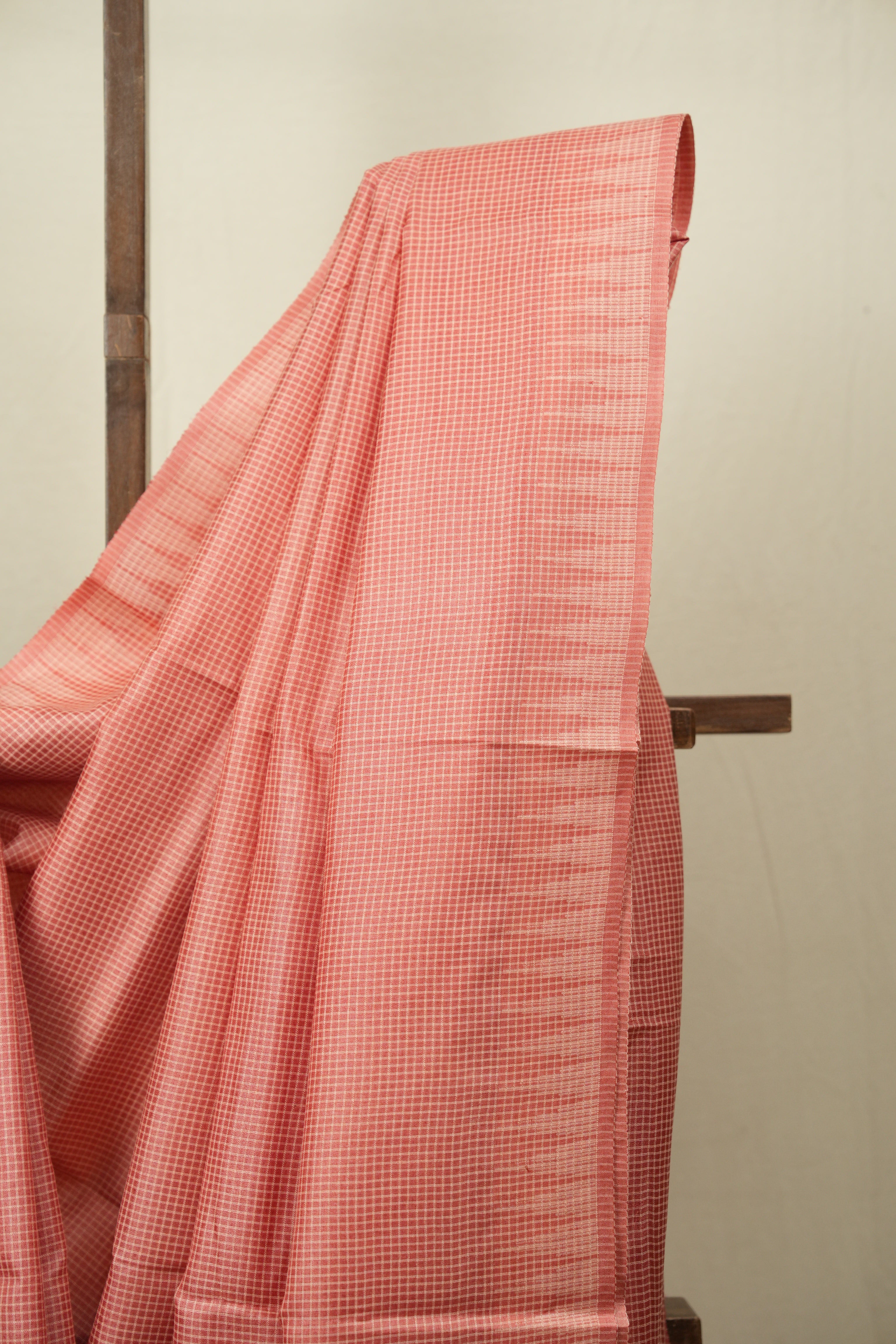 Peach Tussar Silk Saree - SRPTSS1891